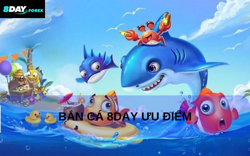Đa dạng thể loại cá khác nhau nhiều màu sắc tại 8Day