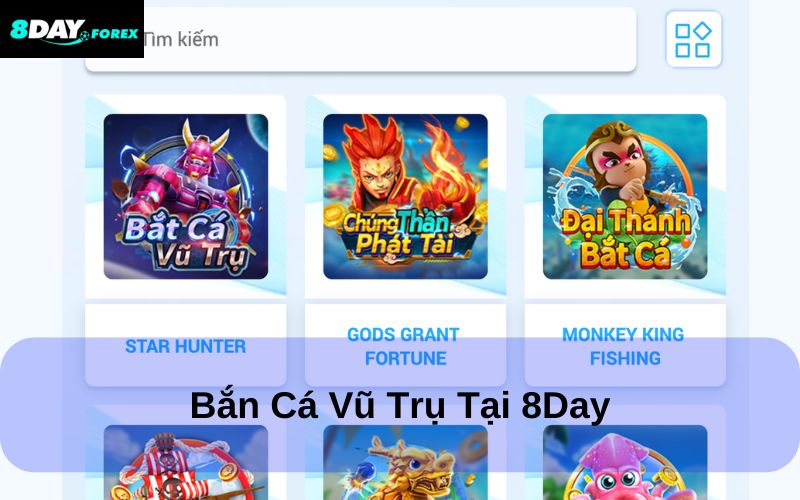 Bắn cá vũ trụ chính thức có mặt tại 8Day