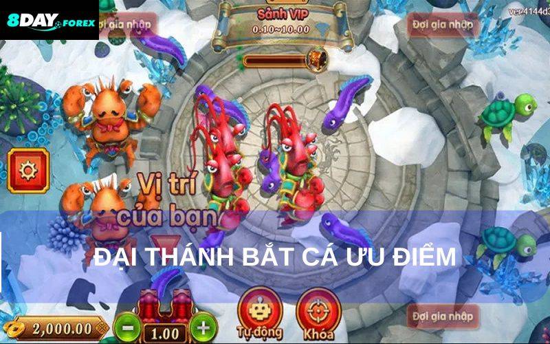 Nhiều sinh vật biển đồ hoạ đẹp tại Đại Thánh Bắt Cá