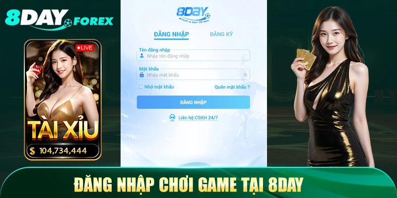 Đăng Nhập 8Day