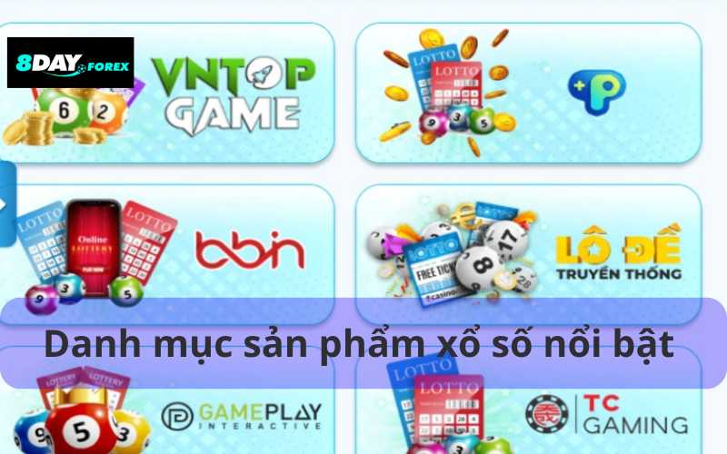 Danh mục sản phẩm xổ số nổi bật