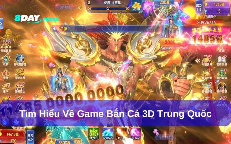 Game bắn cá 3D Trung Quốc được đông đảo hội viên yêu thích
