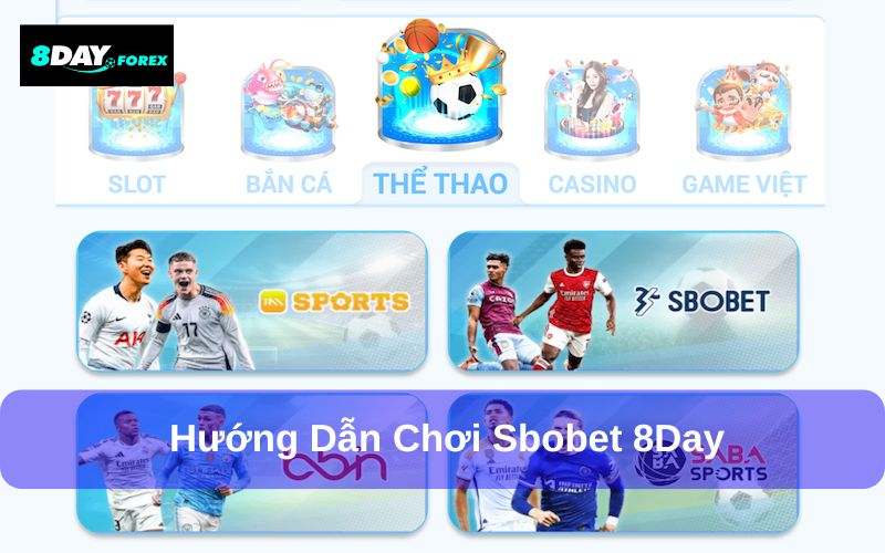 Hướng dẫn chơi Sbobet 8Day