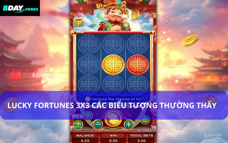 Các biểu tượng thường thấy trong Lucky Fortunes 3x3