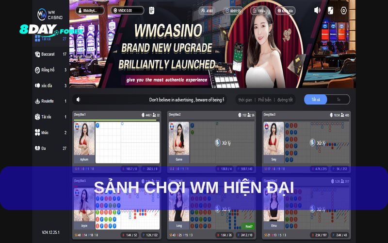 Sảnh WM chuyên nghiệp cao