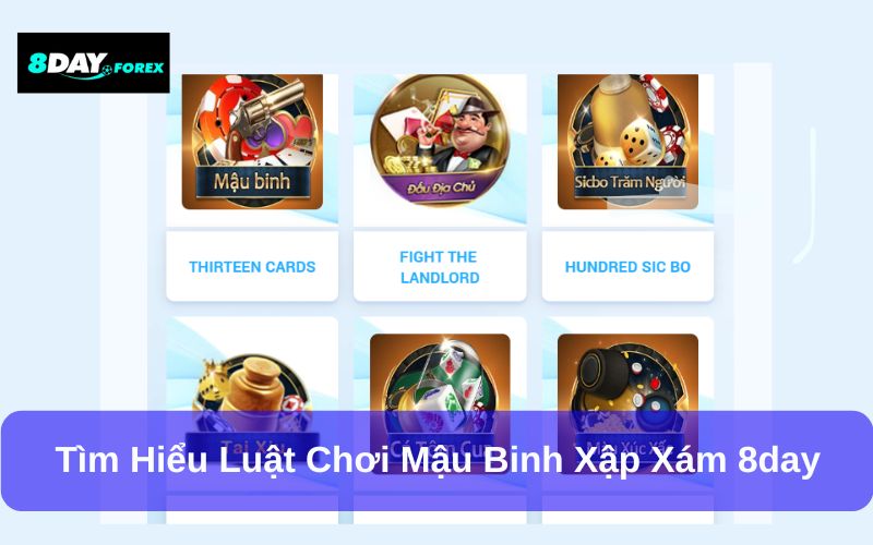 Tìm hiểu luật chơi mậu binh xập xám 8day