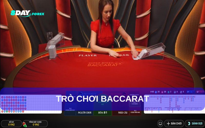 Trải nghiệm game Baccarat
