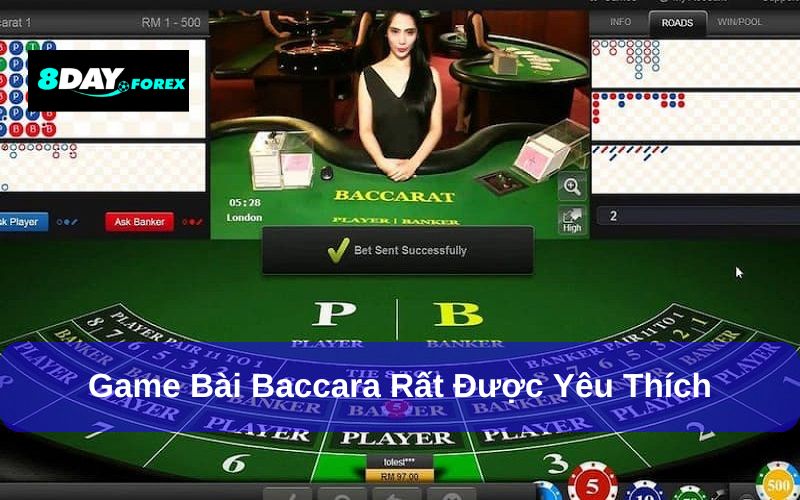 Baccara là game bài được đông đảo bet thủ yêu thích